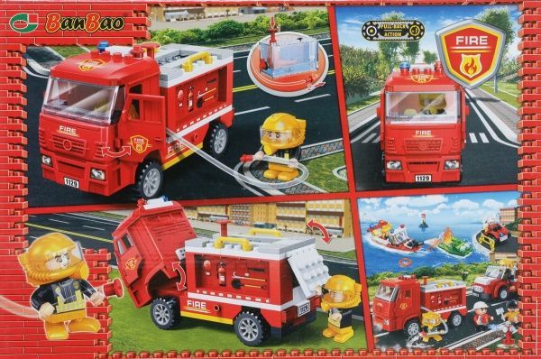 Конструктор BanBao Пожежники Автомобіль 3