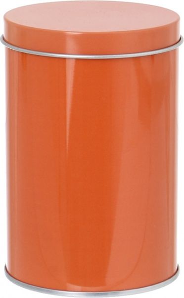 Банка з кришкою Tube 8x12 см помаранчева