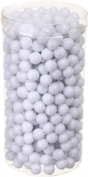 Бусы для елки 6 цветов 12 мм 8 м в ассортименте