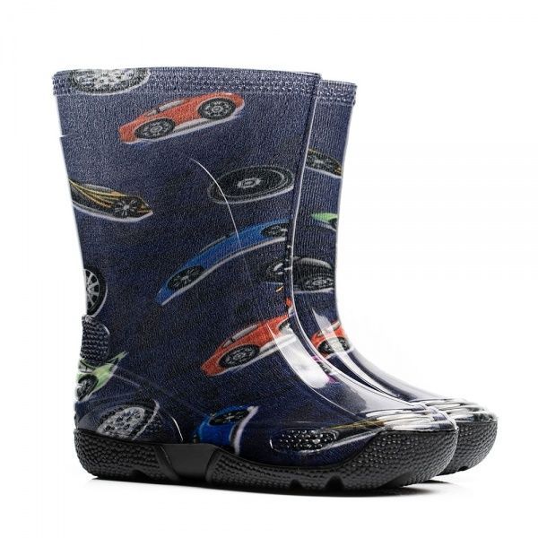 Сапоги резиновые Олдком Cartoon Auto р.29-30 синий 