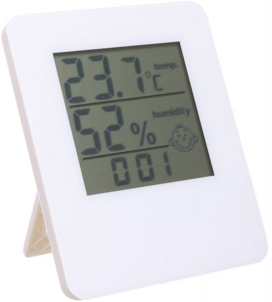 Часы настольные Mood 10х1.5х12 см белый