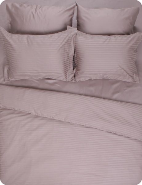 Комплект постельного белья 2.0 тауп MOSY LINE 