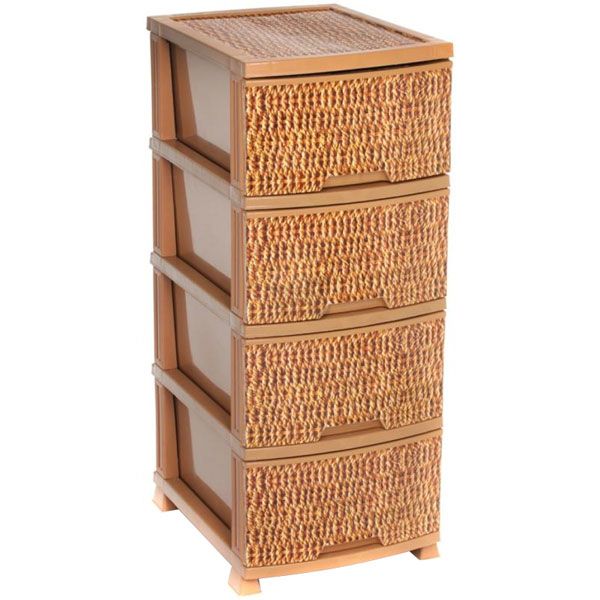 Комод IML Плетіння 920х380х475 мм бежевий