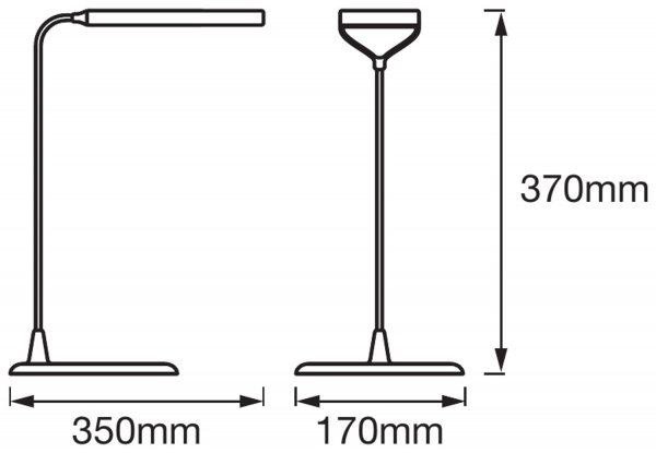Настільна лампа Ledvance PANAN Disc Single White 5 Вт білий 