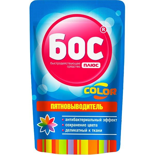 Пятновыводитель БОС плюс Color 200 г