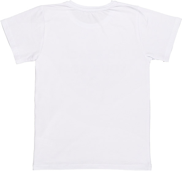 Футболка унисекс Фламинго 864-417 р.128 белый 