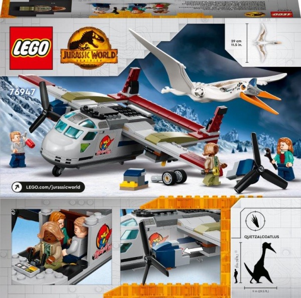 Конструктор LEGO Jurassic World Напад кетцалькоатля на літак 76947