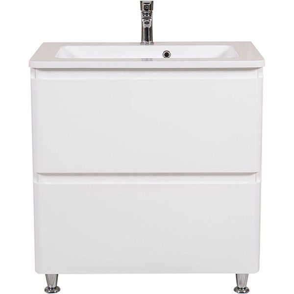 Тумба напольная Aqua Rodos Акцент с умывальником Альфа 80