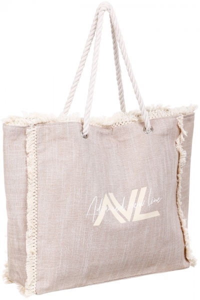 Сумка пляжная AVL Square 35x53x14 бежевый