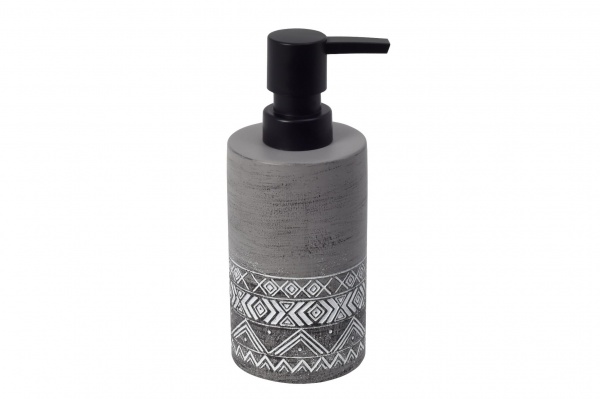 Дозатор для жидкого мыла Bisk LOMO серый 08394