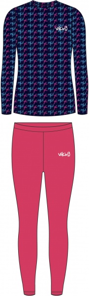 Комплект термобілизни Viking UNDERWEAR NINO (KIDS SET) 500/21/6590/46 р.140 рожевий