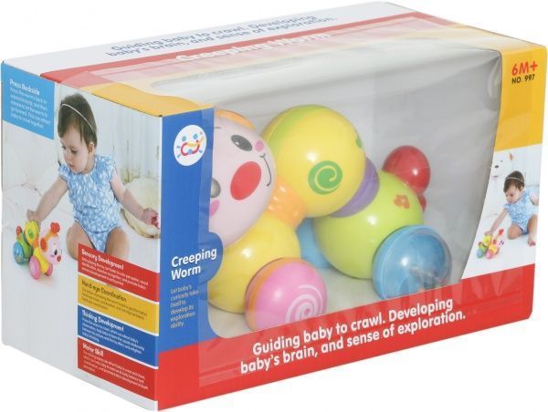Игрушка развивающая Shantou Червячок на колесах G995908