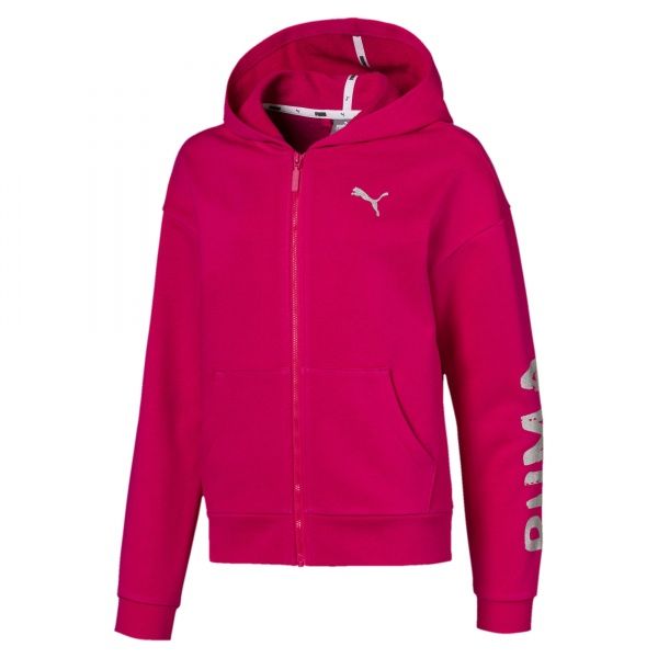 Джемпер Puma Alpha Sweat Jacket 58136615 р. 152 розовый