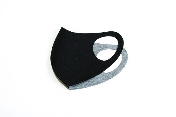 Маска Grandtex неопреновая многоразовая двухсторонняя меланж р. S 3 шт.