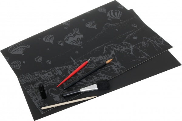 Скретч-картина Каппадокия 40,5x28,5 см 