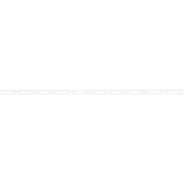 Стойка к гардеробной системе Kolchuga 500 мм с двойной перфорацией белый