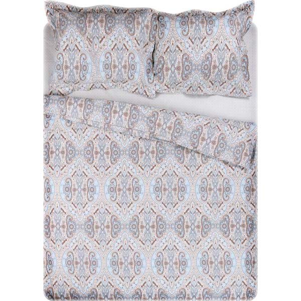 Комплект постільної білизни Exclusive Light 2,0 бежевий із блакитним La Nuit 