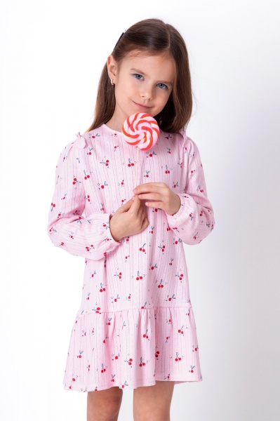 Платье Mevis р.104 розовый 