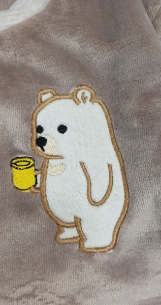 Піжама унісекс Маленькие люди Ведмежа р.98–104 бежевий 3162-555 