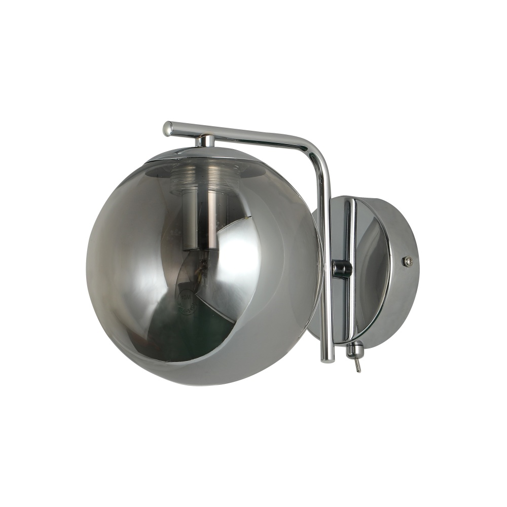 Бра Miorro Fresco металл/стекло 1x40 Вт E14 хром 51-311-006