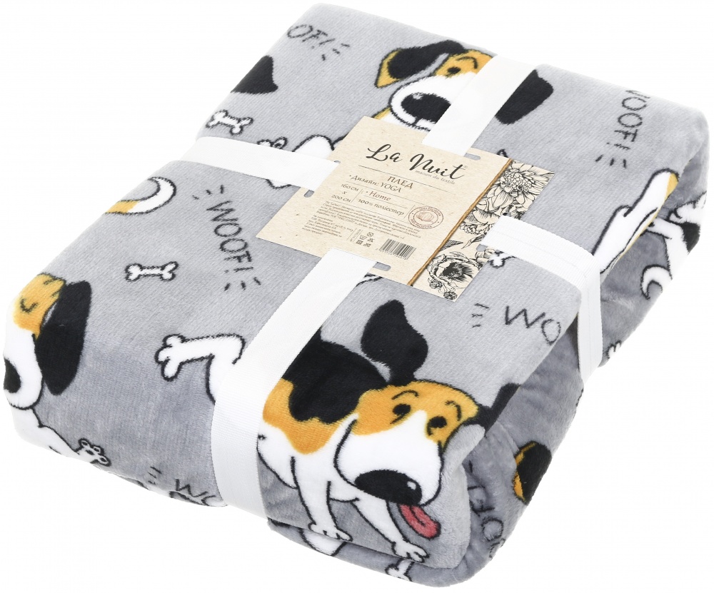 Плед Yoga 160x200 см разноцветный La Nuit