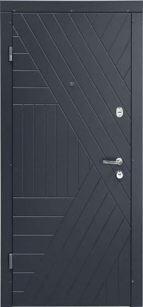 Двері вхідні Abwehr Nova АМ(2)-324 096Л АЦС Kale2 антрацит 2050x960мм ліві