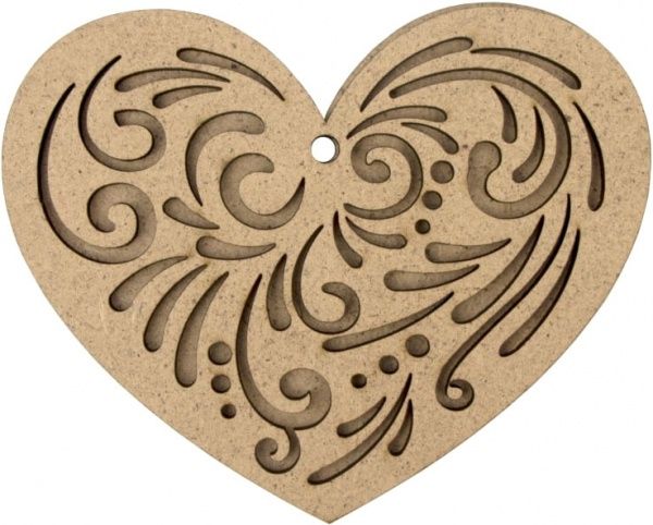 Заготовка Сердца 2 10x8 см Rosa Talent 