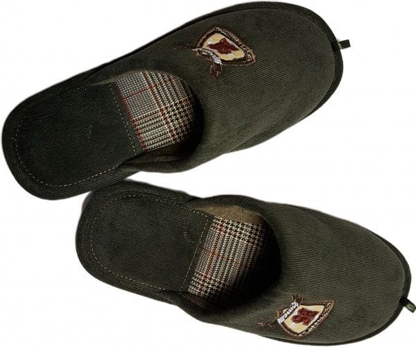 Капці домашні Gemelli Мейсон р. 41 оливковий 