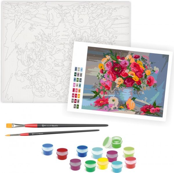 Картина по номерам Оттенки лета 35х45 см Rosa Start 