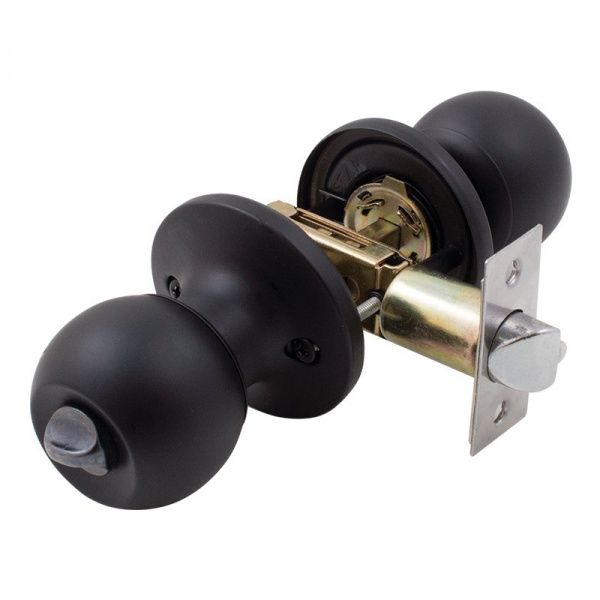 Ручка-кноб Bruno 607 с ключами 72 мм матовый черный