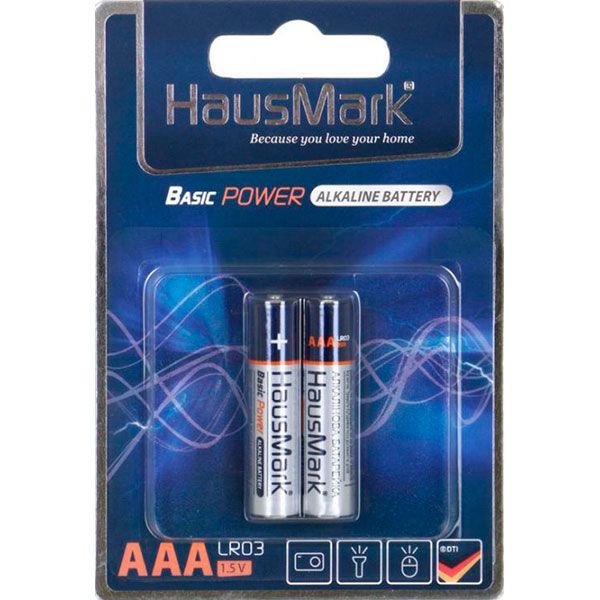 Батарейка HausMark Basic Power ААА 2 шт. (MST-AL2ААА) 