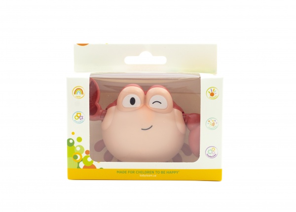 Игрушка для ванны Baby Team Краб в ассортименте 9040