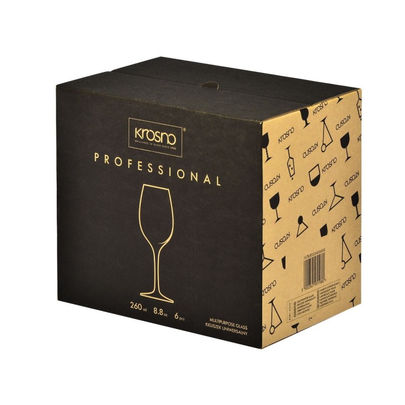 Набор бокалов для вина Krosno PROFESSIONAL 370 мл 6 шт.
