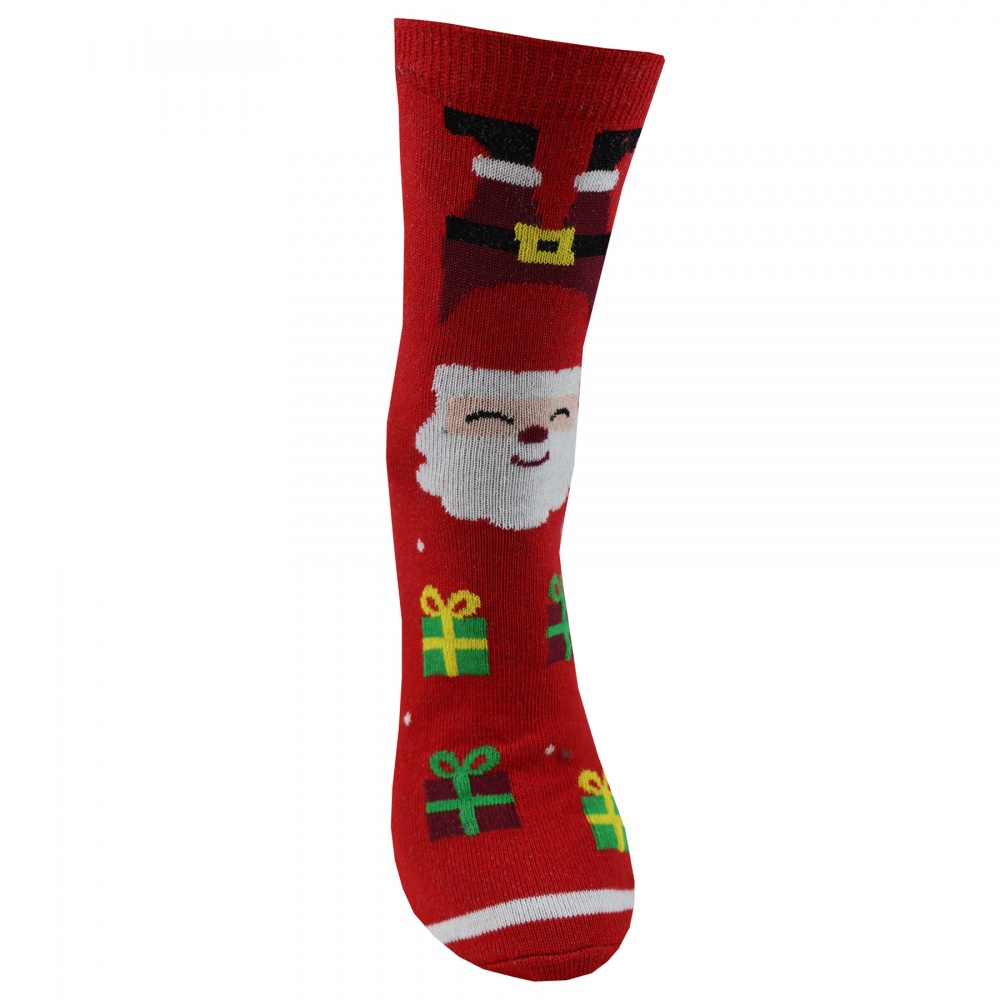Шкарпетки дитячі унісекс Premier Socks Новий рік Веселий Санта р. 16–18 червоний