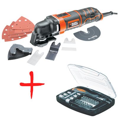 Многофункциональный инструмент Black&Decker MT300KA + набор А7062