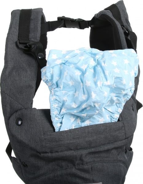 Эрго-рюкзак Хипсит 6 в 1 Love & Carry серый с черным Хіпсіт 