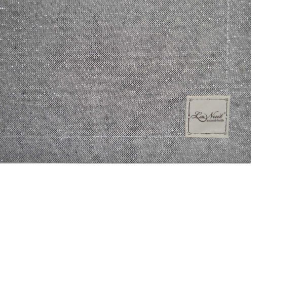 Серветка La Nuit Lurex Графіт 40x40 см 