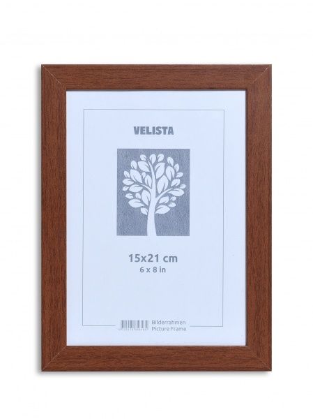 Рамка для фотографії зі склом Velista 20BW-863195v 15x21 см коричневий 