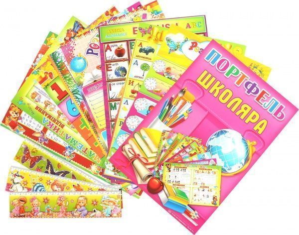 Портфель школьника  розовый