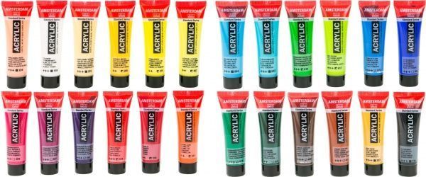 Набор красок акриловых 24 цвета 20 мл Amsterdam Standart Royal Talens