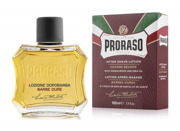 Лосьон после бритья Proraso питательный для жесткой щетины с маслом ши и экстрактом сандалового дерева 100 мл