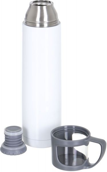 Термос 700 мл 8086-8 білий Bergamo