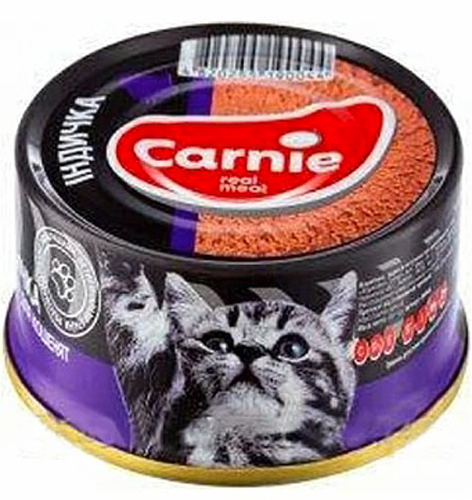 Паштет для котят Carnie с индейкой 95 г