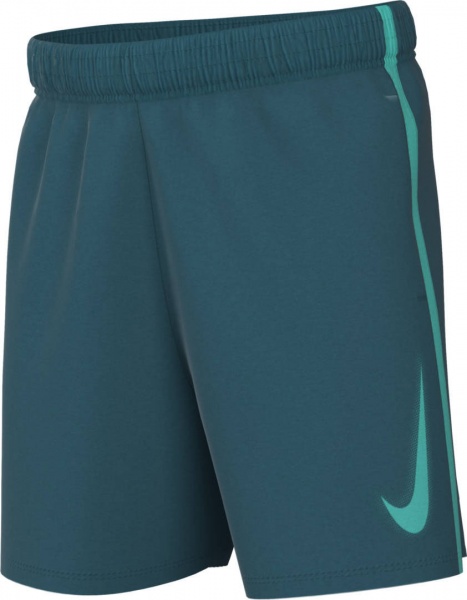 Шорты Nike B NK DF MULTI+ SHORT HBR DX5361-381 р. S зеленый