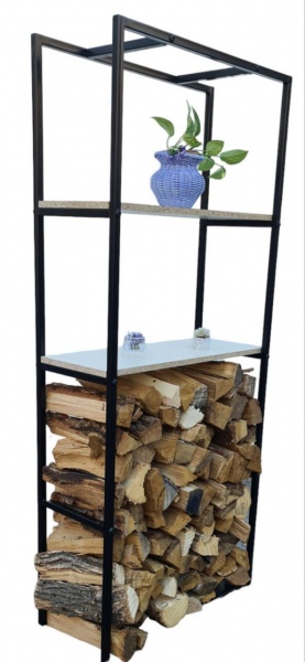 Стелаж металевий чорний 1600x300x700 мм фарба 