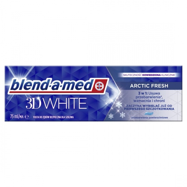 Зубна паста Blend-a-Med 3D White Арктична свіжість 75 мл