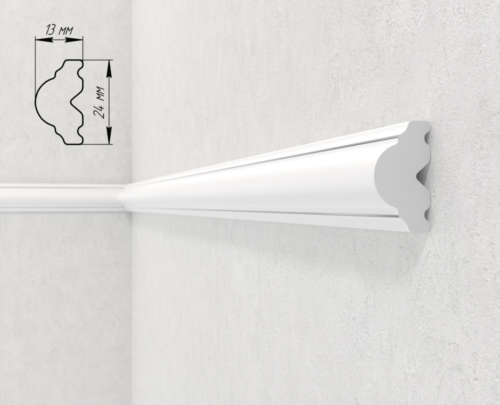 Молдинг 120-114 2000x13x24мм