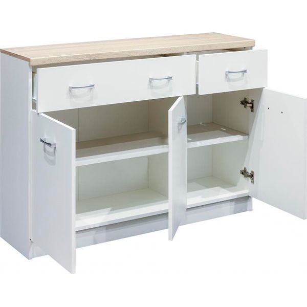 Комод Top Mix KOM 3D2S дуб сонома/білий 