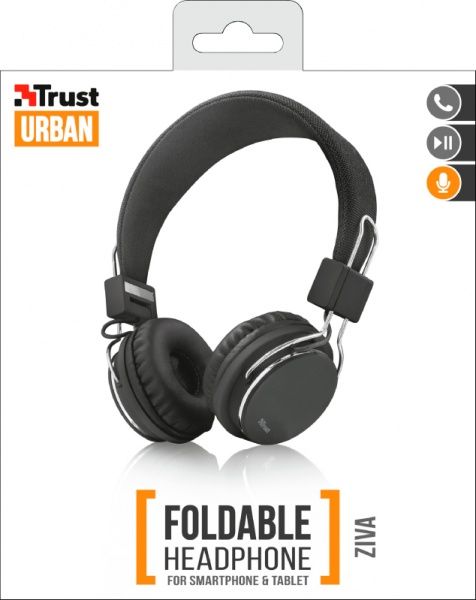 Навушники Trust Urban Ziva Foldable black 