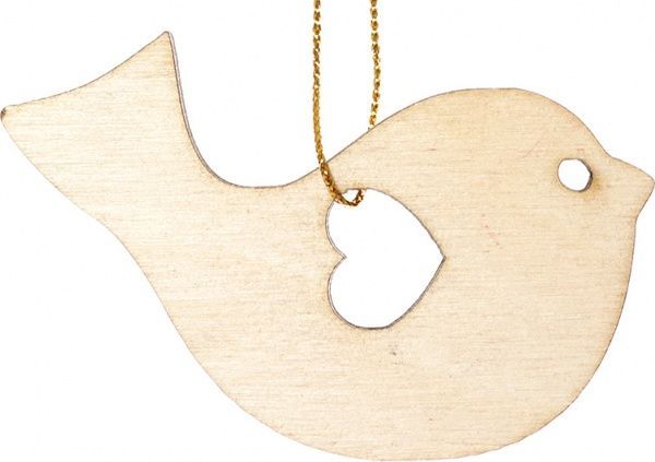 Подвеска Птичка 7.5 см  